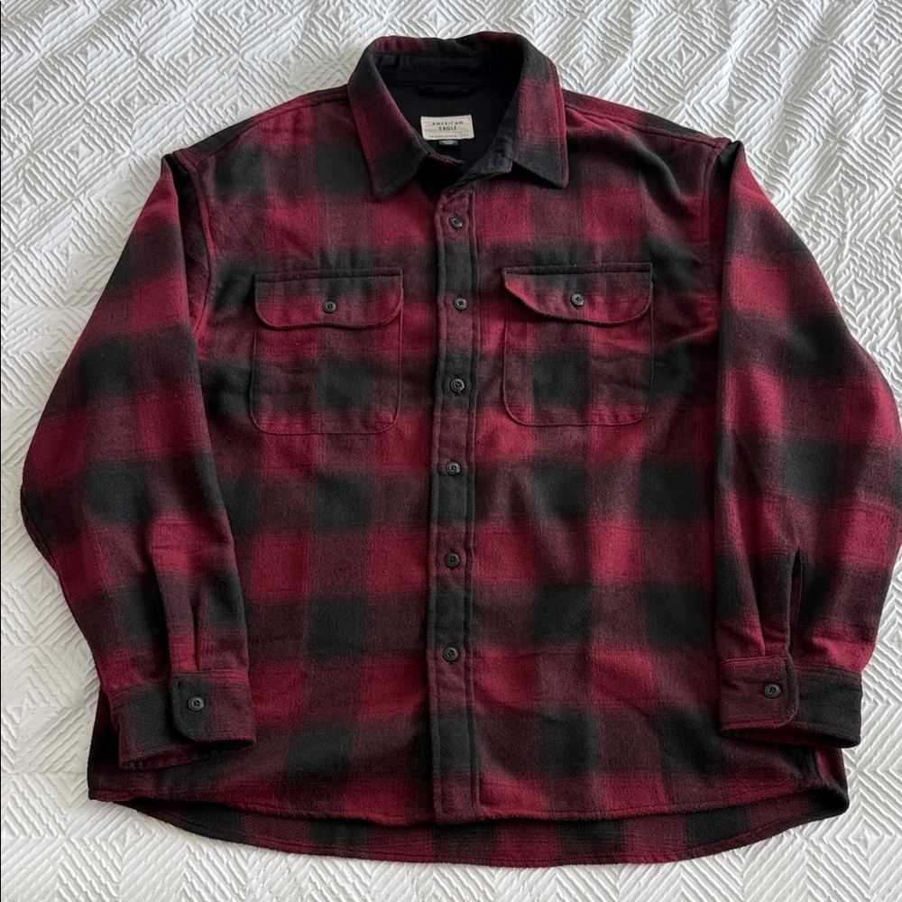 American Eagle Flannel Button Down - image 1
